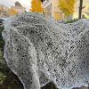 TZYYAO White Camouflage Net,Thickened 210D Camo Netting,Military Shade Net,Sunscreen Net,Outdoor Camouflage Sunshade Cover for Camping,Hunting,Party Decorations,Protective Nets,White-4x8m/13.1x26.2ft view 4
