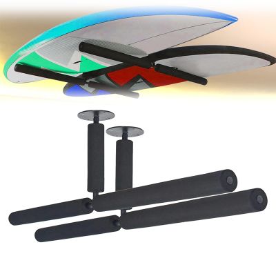 T-Bar Surfboard Wall Mount Rack, COR Surfboard Storage Rack with Padded Arms, Surf Wall Mount for 2 Surfboard or SUP Paddle Board