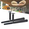 Surfboard Wall Mount - Mounted Storage, Display Rack Hooks, T-Bar Surfboard Wall Mount Rack for Surf Board, Snowboard, Longboard, SUP Capacity 150lb view 1