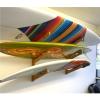 Surfboard Wall Rack for 3 Boards Multi Functioning Storage or Display Mount, Works on Longboard & Shortboards | Also Works for Wakeboard, Kiteboard view 3