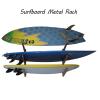 Surfboard Wall Rack for 3 Boards Multi Functioning Storage or Display Mount, Works on Longboard & Shortboards | Also Works for Wakeboard, Kiteboard view 4