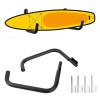 Kayak Storage Paddle Board Rack, Surfboard Wall Mount & Garage Hanger Hooks, Ceiling/Wall Racks for Surfboards and SUP Boards view 3