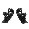 Mini Ski Skates, Snow Ski Shoes Board, Winter Portable Snowblades Skis Shoes, Aachable to Ski Boots(Black) view 1