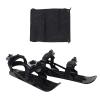 Mini Ski Skates, Snow Ski Shoes Board, Winter Portable Snowblades Skis Shoes, Aachable to Ski Boots(Black) view 4