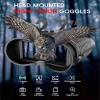 SUZLAZYR Night Vision Goggles Head Mounted, Rechargeable Hands Free Night Vision Binoculars for Adults with 1312FT Digital Infrared Viewing Range and 8X Digital Zoom, Include 32GB SD Card view 2