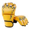 Sempoda Half Finger Boxing Gloves for Men and Women, Adjustable Wrist Band, Perfect for Kickboxing, Fighting and Training(Tiger Claw Style Yellow) view 1