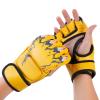 Sempoda Half Finger Boxing Gloves for Men and Women, Adjustable Wrist Band, Perfect for Kickboxing, Fighting and Training(Tiger Claw Style Yellow) view 4