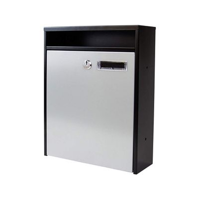 Letterboxes Mailbox -Style Simple Outdoor Wall-Mounted Postbox Company Suggestion Box Unit Suggestion Storage Box Inbox (White) (White)