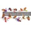 KTGCOZS Pack of 12 Fly Fishing Flies Wooly Bugger Flies Handmade Fly Fishing Flies Rubber view 3