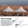 plplaaoo 2PCS Multifunctional Camping Lantern Hanger Hooks, Tent Light Lamp Hanging Hooks, High Compressive Strength Stainless Steel Lantern Hanger Camping for Camping Tent view 2