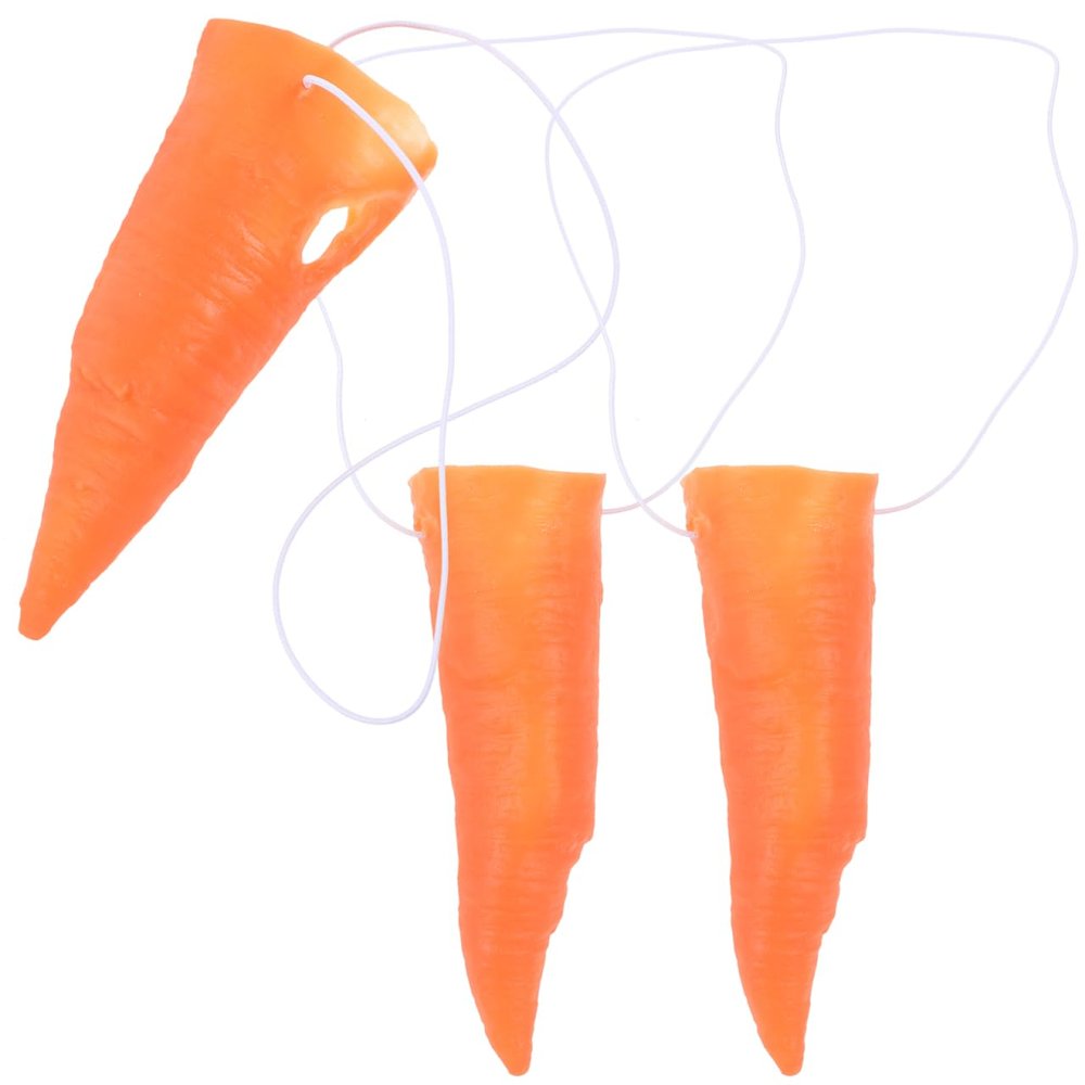 BESTonZON 15 Pcs Carrot Nose Props for Snowman Making Lightweight Reusable Christmas Ornaments for Holiday Parties and Carnival Dress up Accessories