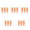 BESTonZON 15 Pcs Carrot Nose Props for Snowman Making Lightweight Reusable Christmas Ornaments for Holiday Parties and Carnival Dress up Accessories view 3