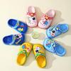 JUXI Toddler Clogs Girls Boys Clogs Garden Shoes Cartoon Slides Toddler Sandals Beach Kids Slippers (Yellow,7) view 2