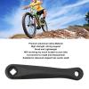 MUNEFE 12mm Bike Crank Arm Left, Bike Crankset, Aluminum Alloy Stron Port Pedal Crank Le for Bike Replacement view 2