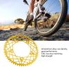 MUNEFE Bike Chain, 6T Aluminum Alloy Bike Chain Wheel Crank Plate, Chain Wheel Crank Plate for Replacement (Yellow) view 2