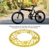 MUNEFE Bike Chain, 6T Aluminum Alloy Bike Chain Wheel Crank Plate, Chain Wheel Crank Plate for Replacement (Yellow) view 3