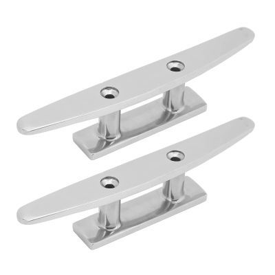 Boat Cleat, Marine Cleats, Dock Cleats for Boat, 2PCs Boat Cleat Open Base 5in Universal Fit for Watercraft Boat Yacht Kayak Jet Ski Docks Decks Mooring Hardware