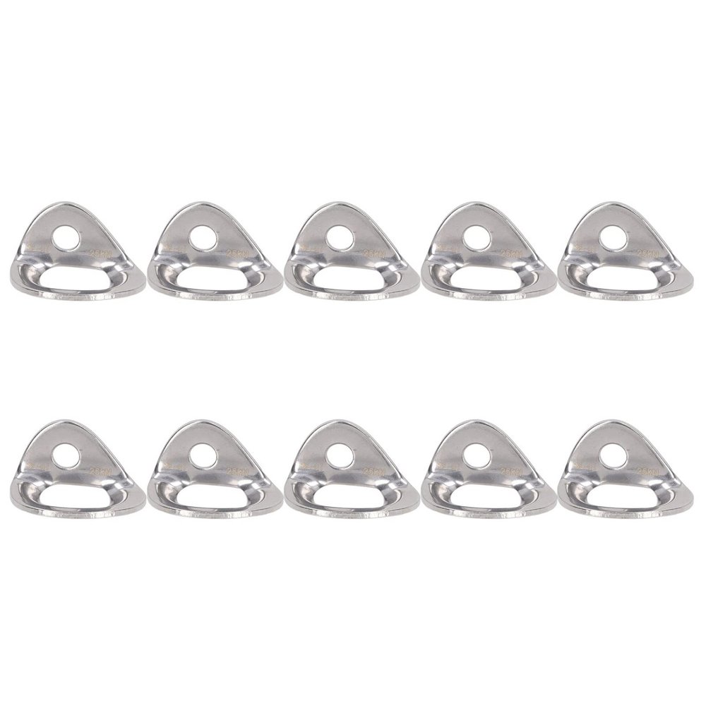 10 Pcs Climbing Hanger Climbing Anchor, Climbing Hanger Lightweight Stainless Steel Climbing Anchors for Caving Exploration Engineering Protection