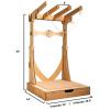 LISS Spirit Rack, Vertical Surfboard Rack Stand Holder for 3 & 4 Boards, Indoor Surf Rack Storage Display for Longboard, Shortboard, Snowboard, Wakeboard, Skateboard Up to 10Ft Long view 2