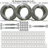 Cimarron Steel Spring Clip Cable Kit Premier in 70' Cable Frame Kit 1/4" view 4
