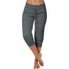 Womens Linen Pants High Waisted Pants for Women Black Scrub Pants for Women Wide Leg Sweatpants for Women Camo Cargo Pants Capris for Women Plus Size,B-Dark Gray,Small view 1