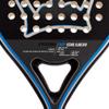 Black Crown - Paddle Racket Piton 12 Silver - Round Shape - Control and Power - Weight 355 to 370 g - Frame 38 mm with Double Tubular Carbon Fiber 80% - Resistant - Professional Level view 4