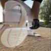 iSports MAX GoBase - Adult Baseball Protective Gear, 2-in-1 Elbow Guard & Sliding Mitt (White) view 2