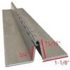 3/4" Double Offset Aluminum Hinge 48" Length, RV, Marine Boat Folding Seat view 2