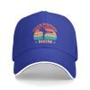 Peiyeety Funny Taekwondo Mom Hat Hat Taekwondo Mom Cap for Women Baseball Hat Graphic Caps Blue view 1