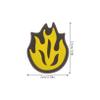 6pcs Fire Shaped Tennis Racket Vibration Dampener Tour Bite Tennis Racket Accessory view 4