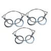 HOMSFOU 3pcs Survival Portable Outdoor Wire Saw Strong Cutting Tool for Camping Hiking Hunting view 1