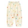 Easygou Kids Elastic Basic Harem Trousers Unisex Baby Boys Girls Casual Cotton Linen Loose Long Baggy Pants Toddler Clothes (7-8 Years,3PC Floral K,US,7 Years,8 Years,Age) view 4