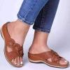 Ladmiple Sandals Women Wedge Comfortable Orthopedic Sandals for Women Arch Support Flip Flops Soft Summer Beach Shoes Dressy Comfortable Wide Width Orthotic Slides 2024 view 2