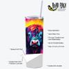 Water Painting Highland Cow Bull Print Tumbler Wrap Laminated with UV Protection for A Long Lasting Sleeve AI-006 - Road Rage Premium Decals - Fits Most Water Bottles - Easy Application view 3