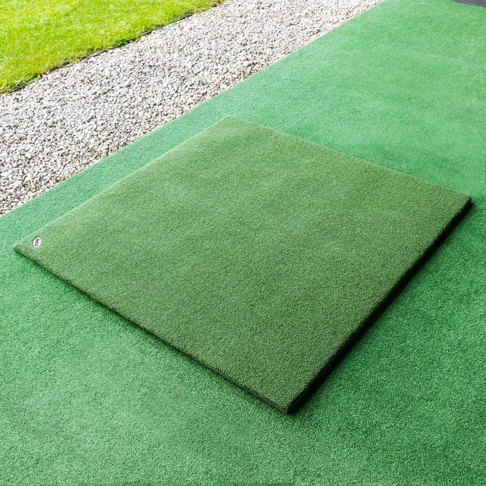 FORB Golf Hitting Mats | Premium Quality Golf Mats to Improve Your Swing - Available in 8 Styles with Multiple Size Options (All Turf Winter Mat, Mat + Base + Tray)