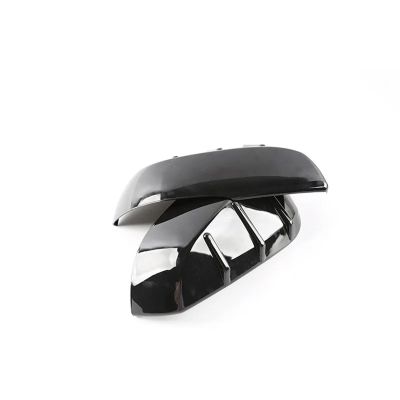 Compatible For Highlander 2020 2021 2022 Rearview Side Mirror Cover Wing Cap Exterior Door Rear View Case Trim Carbon Fiber Black (Color : Gloss Black)