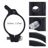 Odorkle Front Derailleur Clamp, Aluminium Alloy Front Derailleur Adapter Bike Derailleur Clamp Suitable for Braze on Front Derailleur (Black), 34.9mm, Odorklego94qw32ng-02 view 3