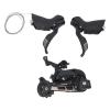 Alomejor 22 Speed Bike Derailleur Set Smooth Secure Grip Gear Kit for Road, Mountain Bike