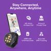 myFirst Fone R2 (North America Version) Kids Smartwatch with eSIM Video Calls Messaging Real-Time GPS Tracking SOS Button Safety Alerts Music Player Gift for Boys & Girls (Acai Purple) view 3