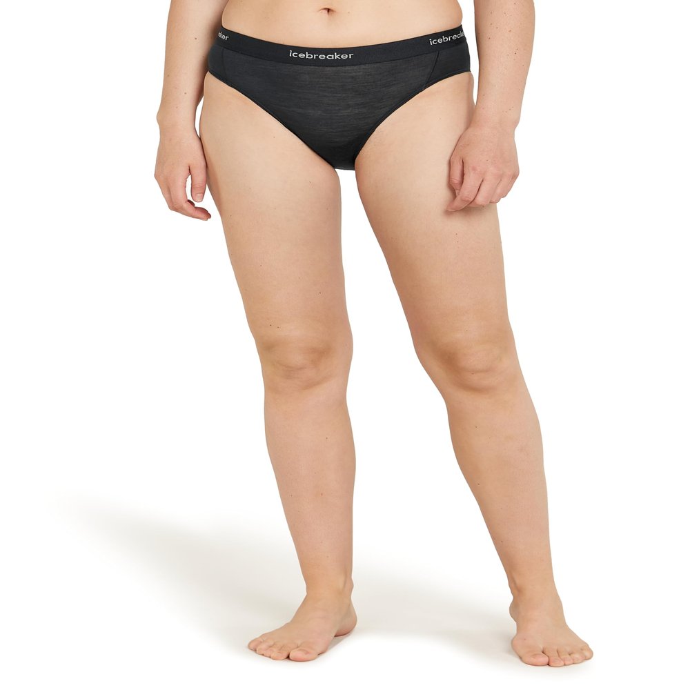 Icebreaker Womens Merino Blend 125 Cool-Lite Sprite Hipster Underwear - Black - X-Small