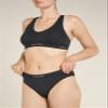 Icebreaker Womens Merino Blend 125 Cool-Lite Sprite Hipster Underwear - Black - X-Small view 3