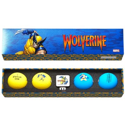 Volvik Marvel Golf Ball Gift Set (Wolverine)
