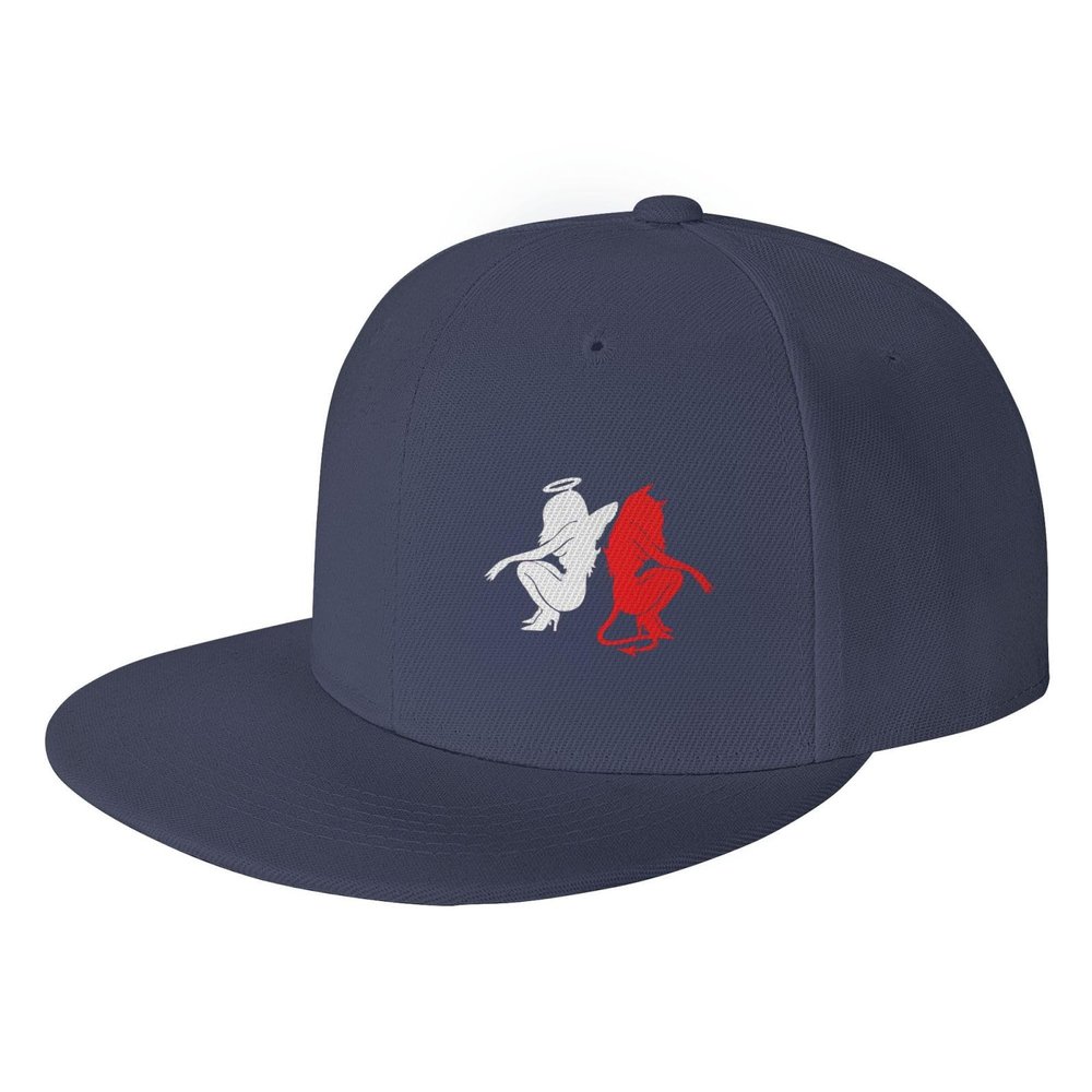 ADTEMP Devil Gemini Angel Demon Unisex Baseball Cap Outdoor Travel Sun Protection Cap Casual Cap Sandwich Cap Navy Blue
