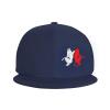 ADTEMP Devil Gemini Angel Demon Unisex Baseball Cap Outdoor Travel Sun Protection Cap Casual Cap Sandwich Cap Navy Blue view 2