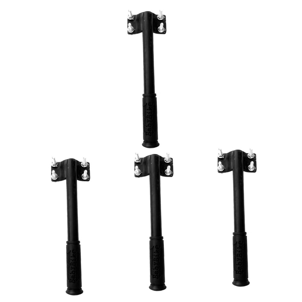 POPETPOP 4pcs Practical Mountain Bike Armrest Handle for Rear Seats Construction Skid Design Easy Installation for Safe and Comfortable Rides Suitable for Bicycles