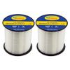 2 Pack 10lb Monofilament Line - 3216 Yards Total (1608 yds per Spool) - Clear Fishing Line, Freshwater & Saltwater, Strong Abrasion Resistant with Low Memory view 2