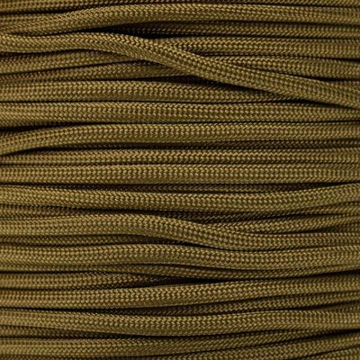 Paracord Planet 550lb Solid Brown Paracord  7 Strand Type III Tactical Parachute Cord for Hiking, Camping, and Crafting  Safari (1,000 ft)