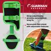 Guardian Baseball Leg Guard Youth and Adult | Right & Left Handed Hitters | Baseball Shin Guards Batting | Ankle Guard | Adjustable | Lightweight Flexible - Youth, Neon Coral view 3
