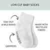 HonestBaby Multipack Cozy Socks Sustainably Made for Infant, Newborn Baby, Toddler, Kids Boys, Girls, 5-pack Gray Ombre, 12-24 Months view 3