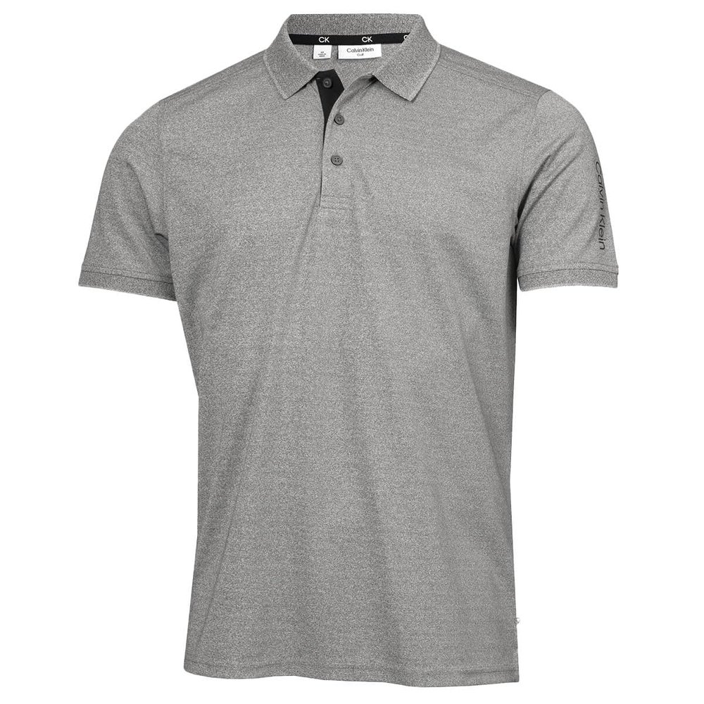 Calvin Klein Men's Club Golf Polo Shirt - Grey Marl - S